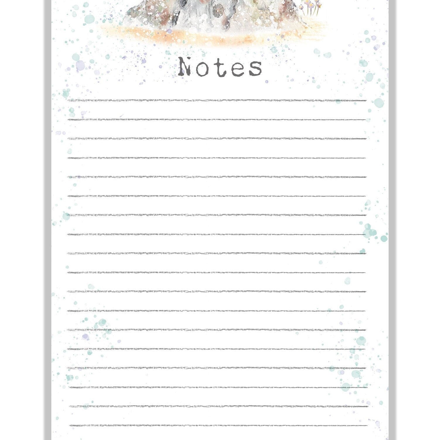Note Pad - Puffin and Crab on a Rock