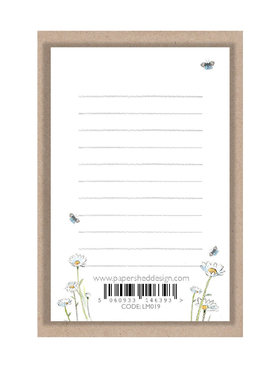 Sentiment Card - Little Moments...Big Memories - Golden Lab Puppy with Bee
