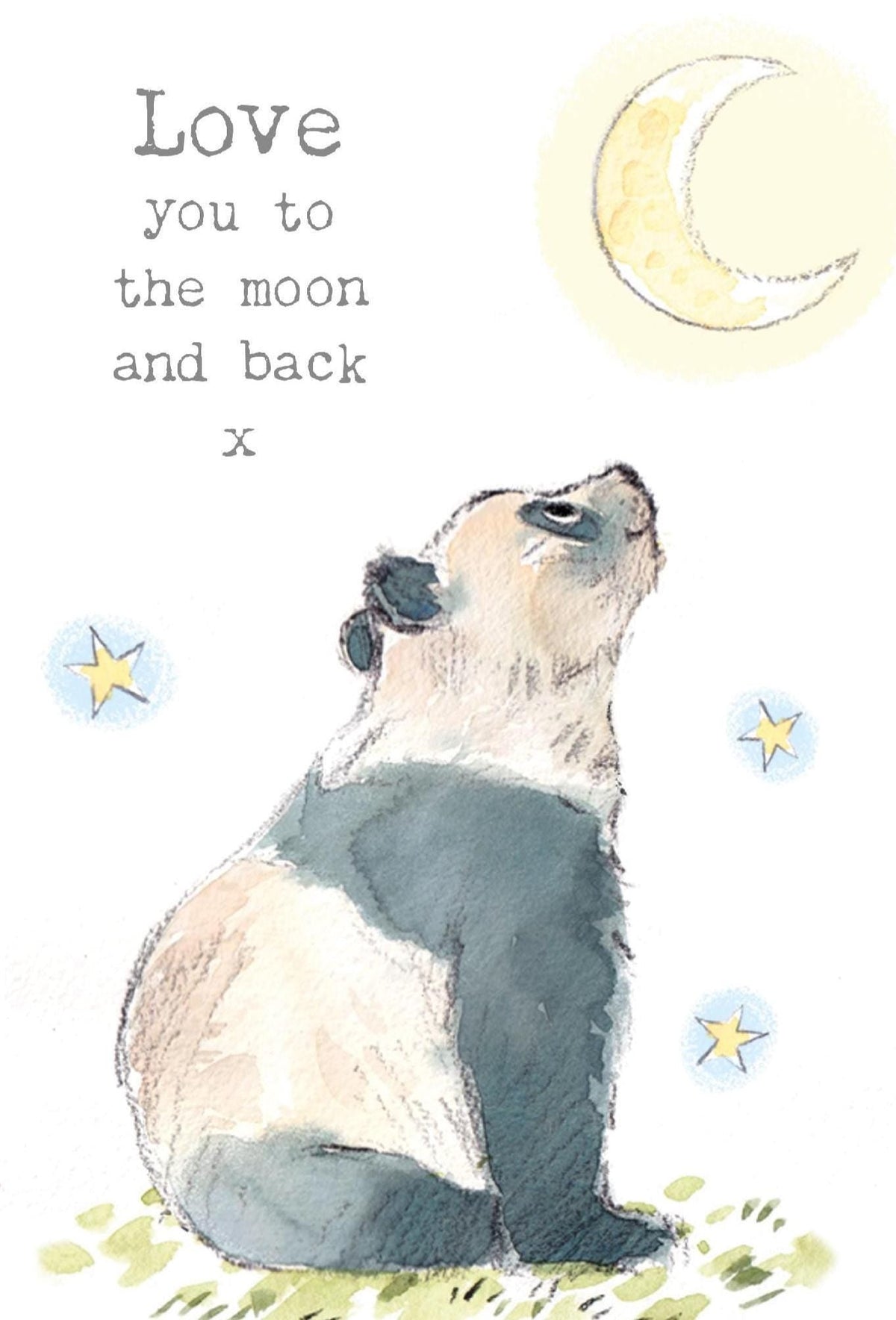 Love You to the Moon - Jumbo Size - Panda and Moon