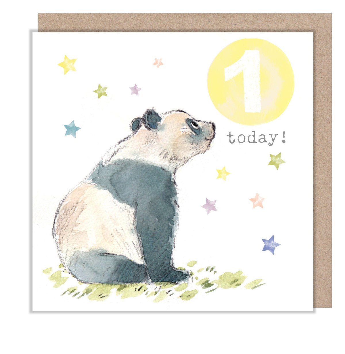 Age 1 Birthday Card - Panda