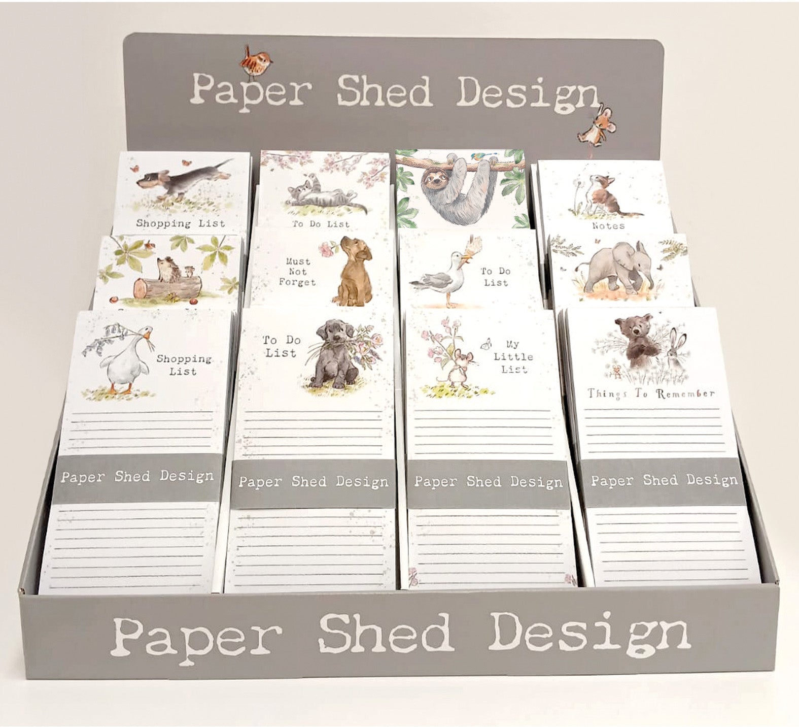 Magnetic Notepad Counter Package - 12 designs (72 pads) with FREE counter stand