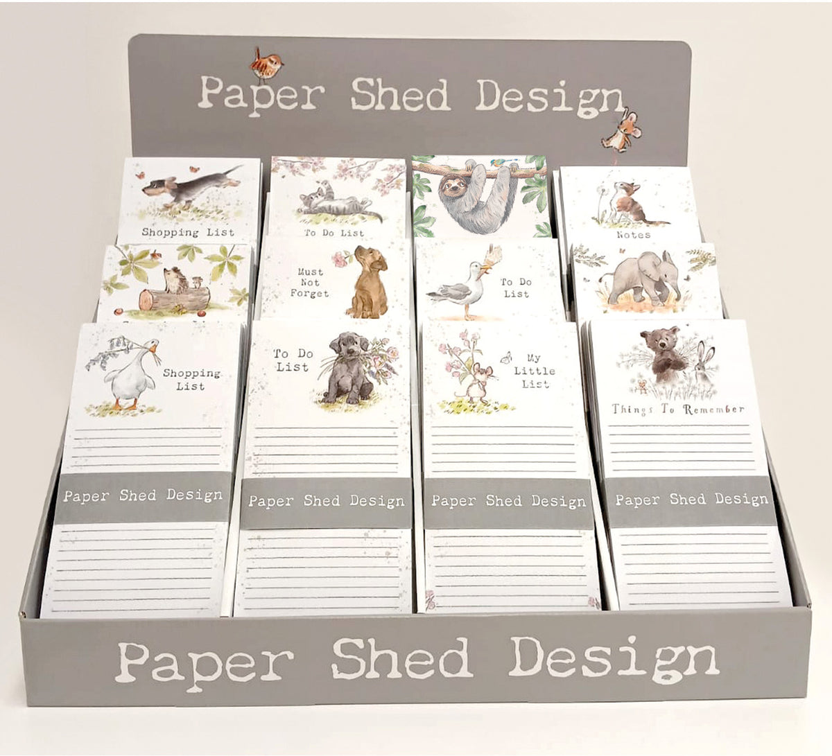 Magnetic Notepad Counter Package - 12 designs (72 pads) with FREE counter stand