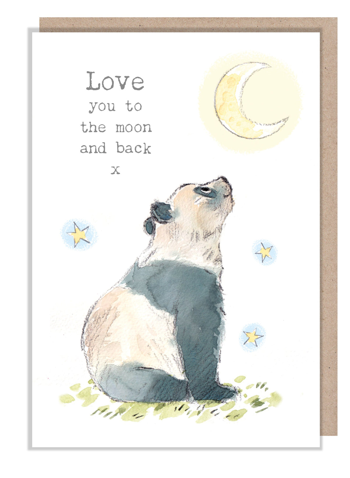 Love You to the Moon - Jumbo Size - Panda and Moon