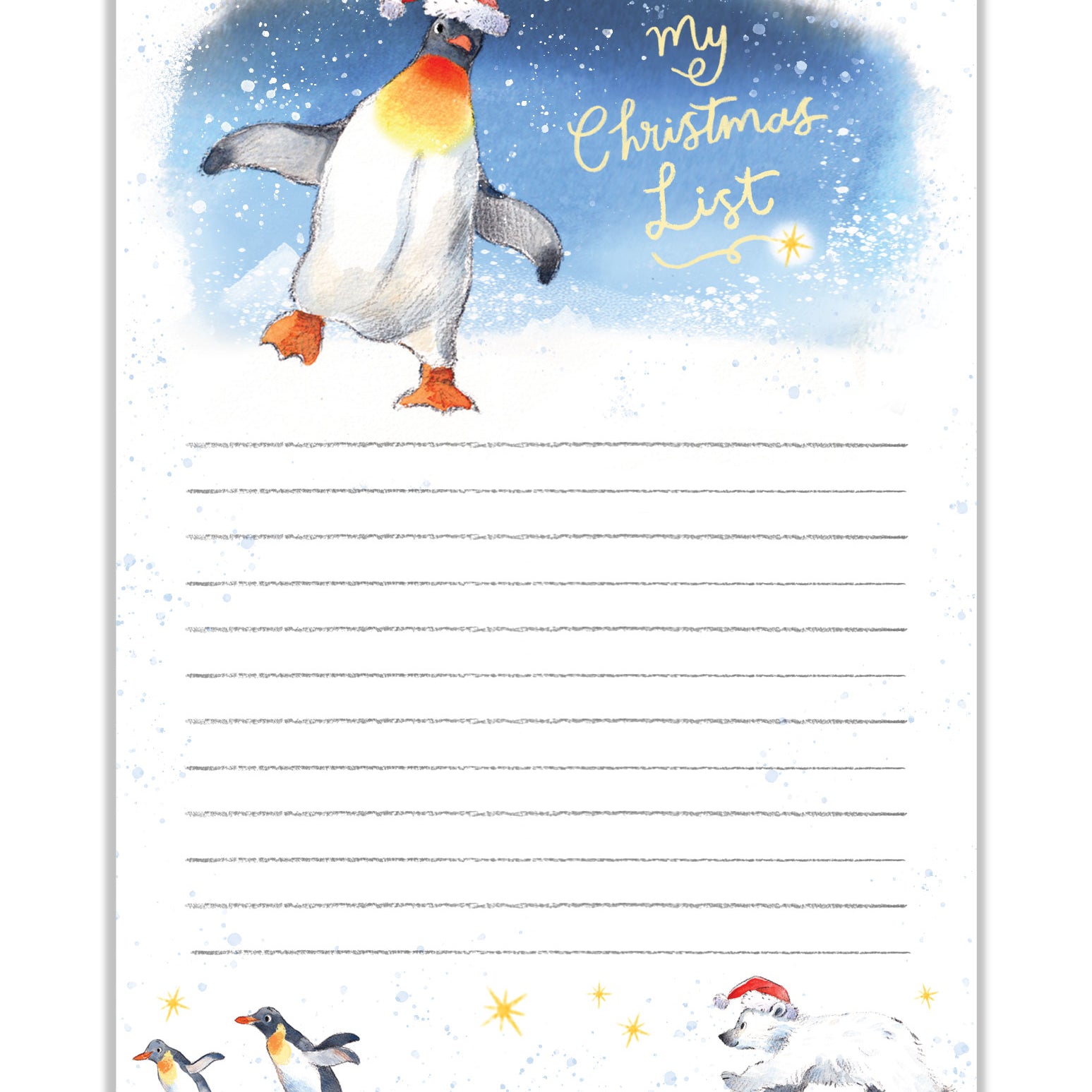 Christmas Notepad - My Christmas List