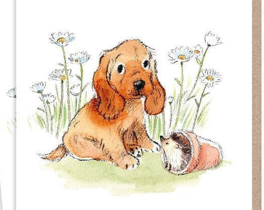 Notelet Pack - Cocker Spaniel Pup