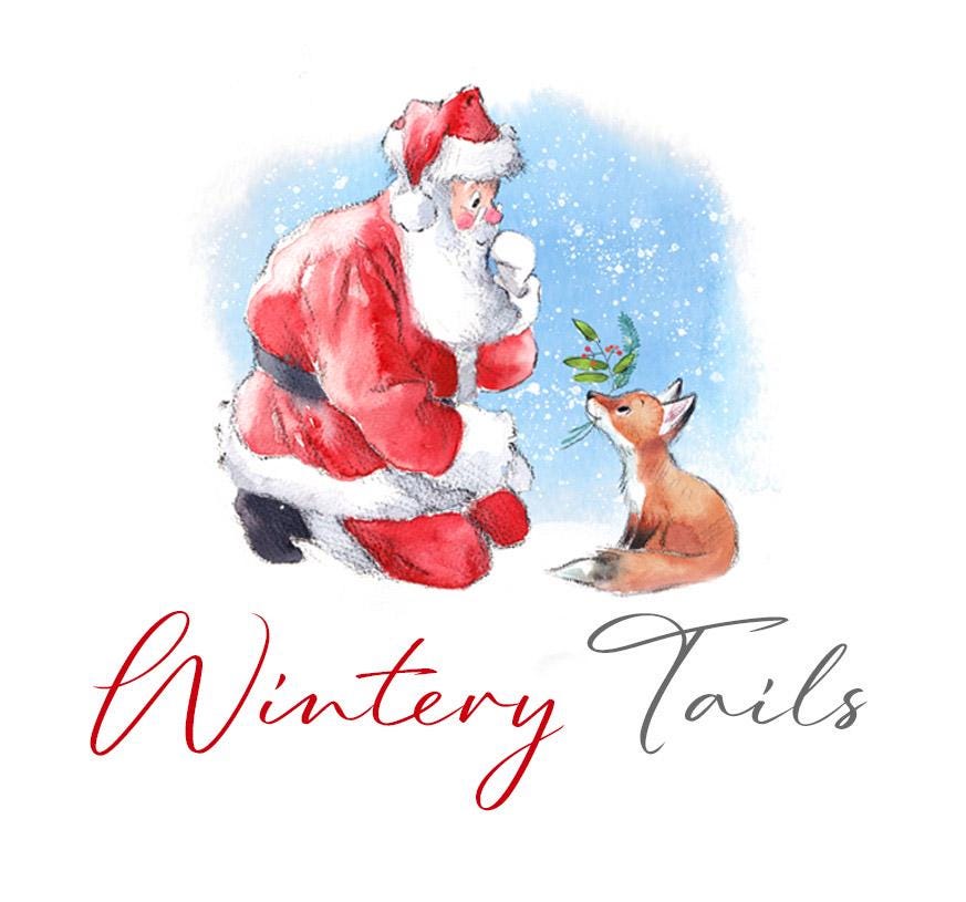 To a Special Little Boy Christmas Card - Santa with Fox Cub