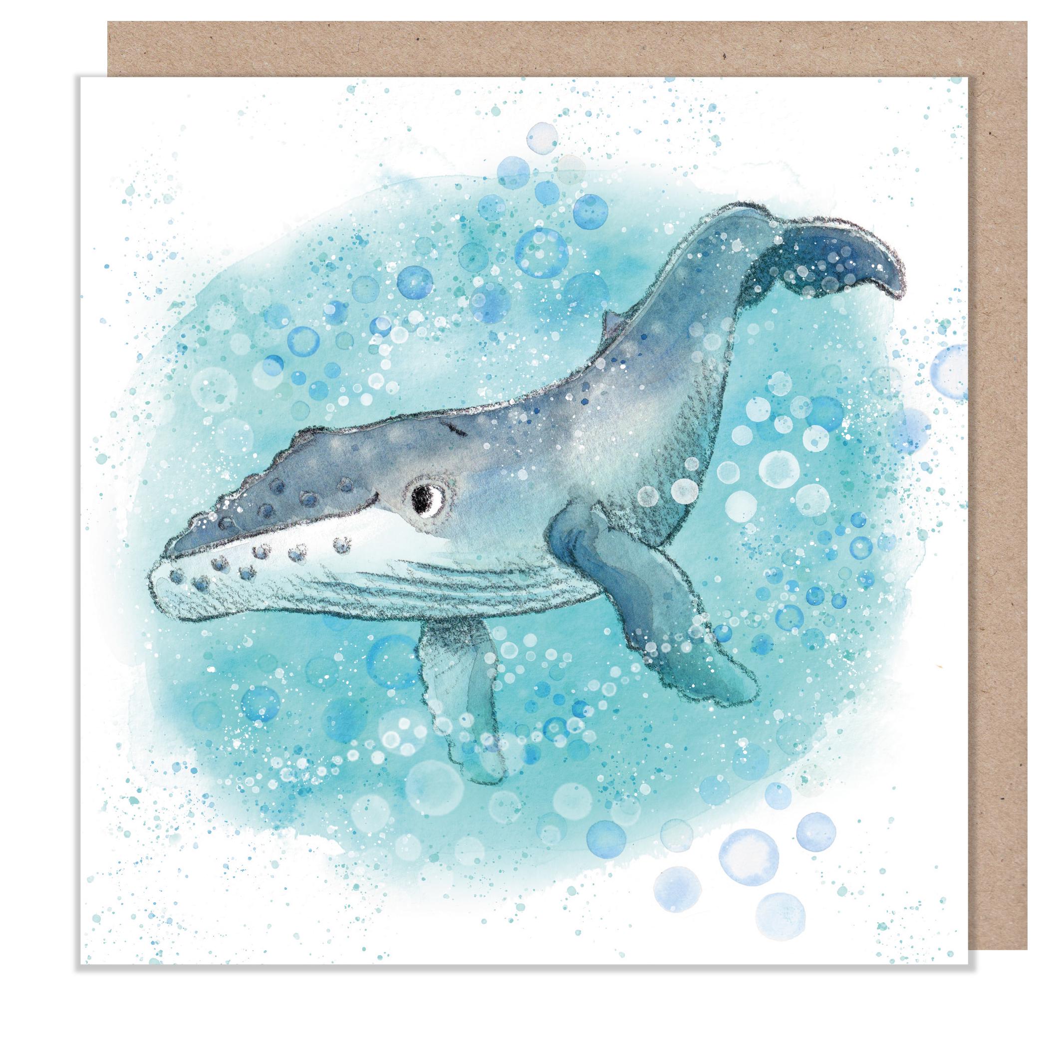 Blank Card - Humpback Whale