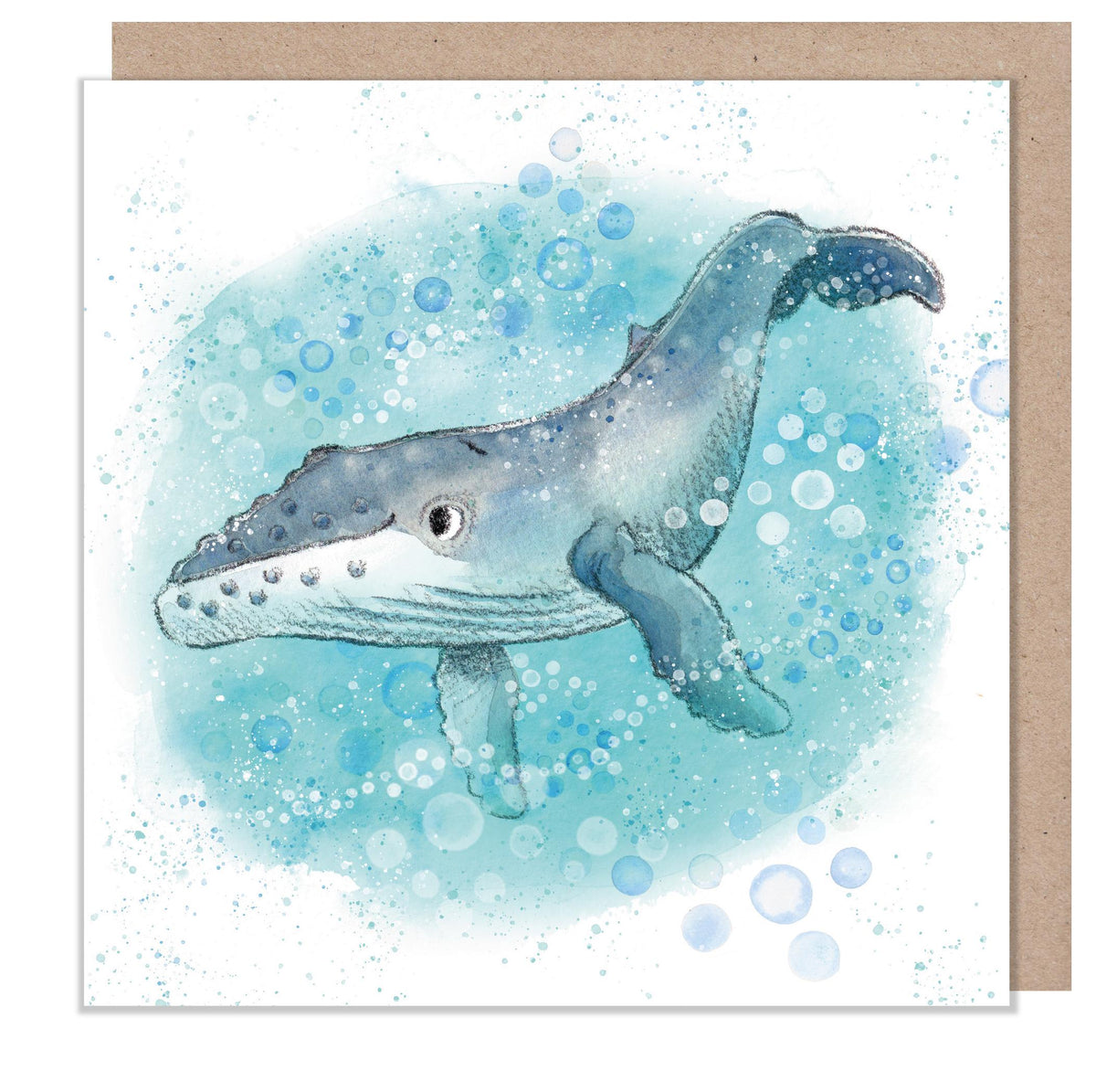 Blank Card - Humpback Whale