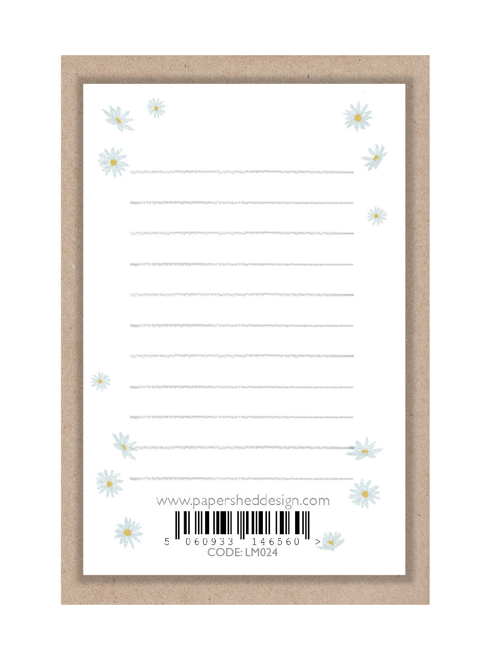 Sentiment Card - Family Time Is the Best - Bear, Hare, Mouse, Bee and Flowers