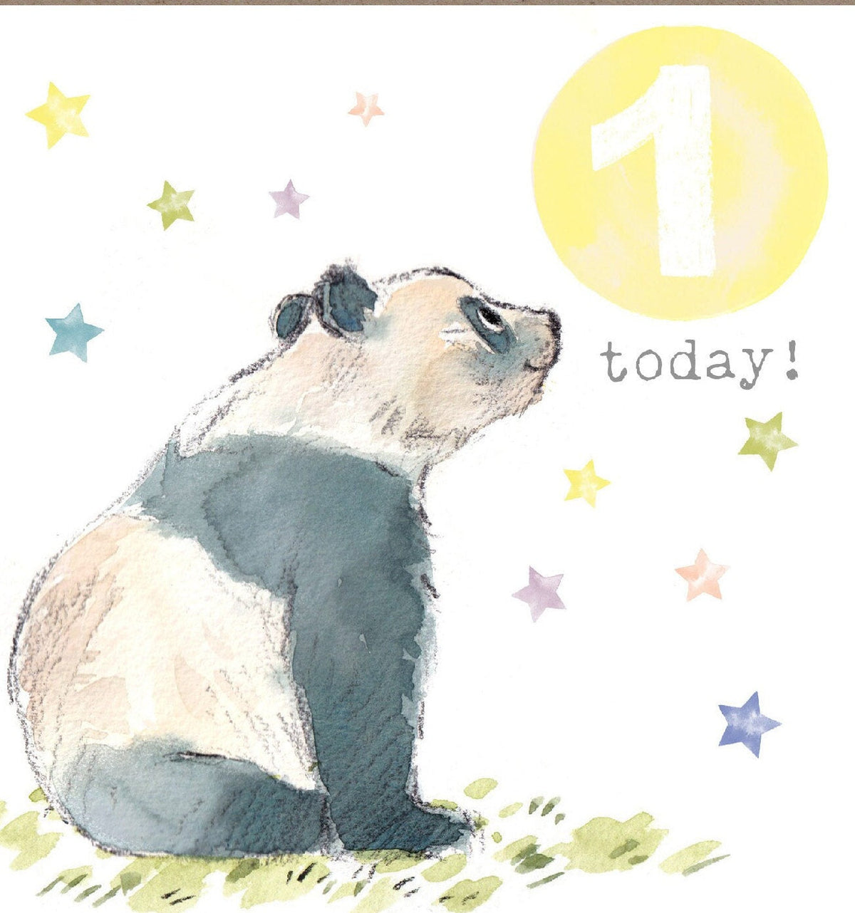 Age 1 Birthday Card - Panda