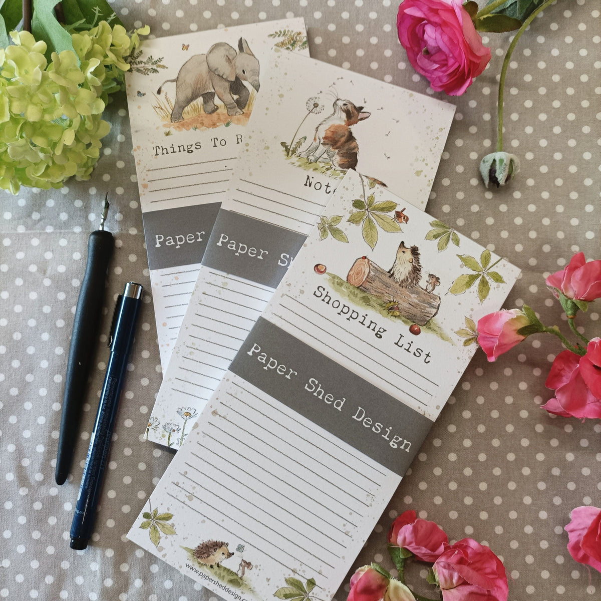 Note Pad - Cat with Dandelion