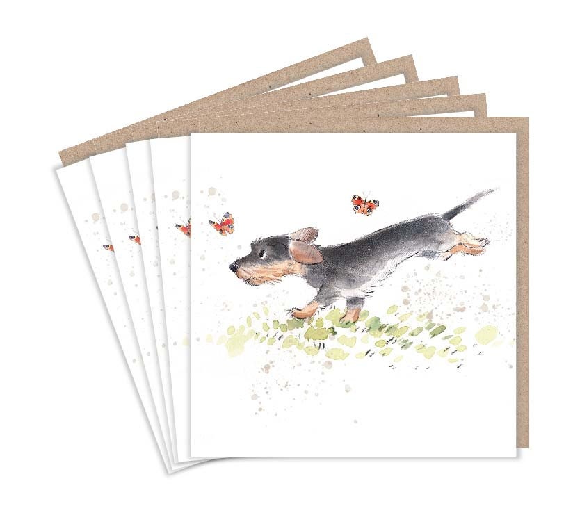 Notelet Pack - Sausage Dog