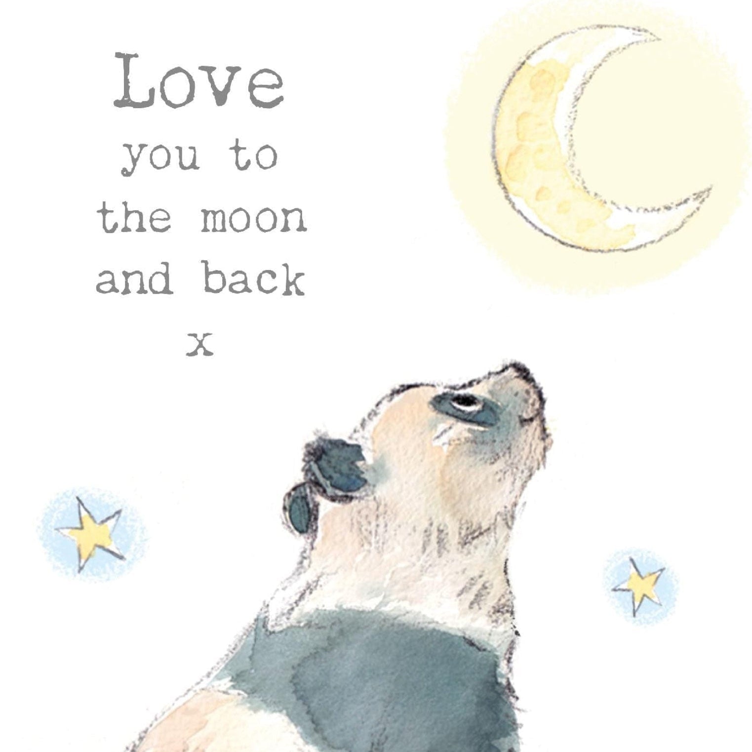 Love You to the Moon - Jumbo Size - Panda and Moon