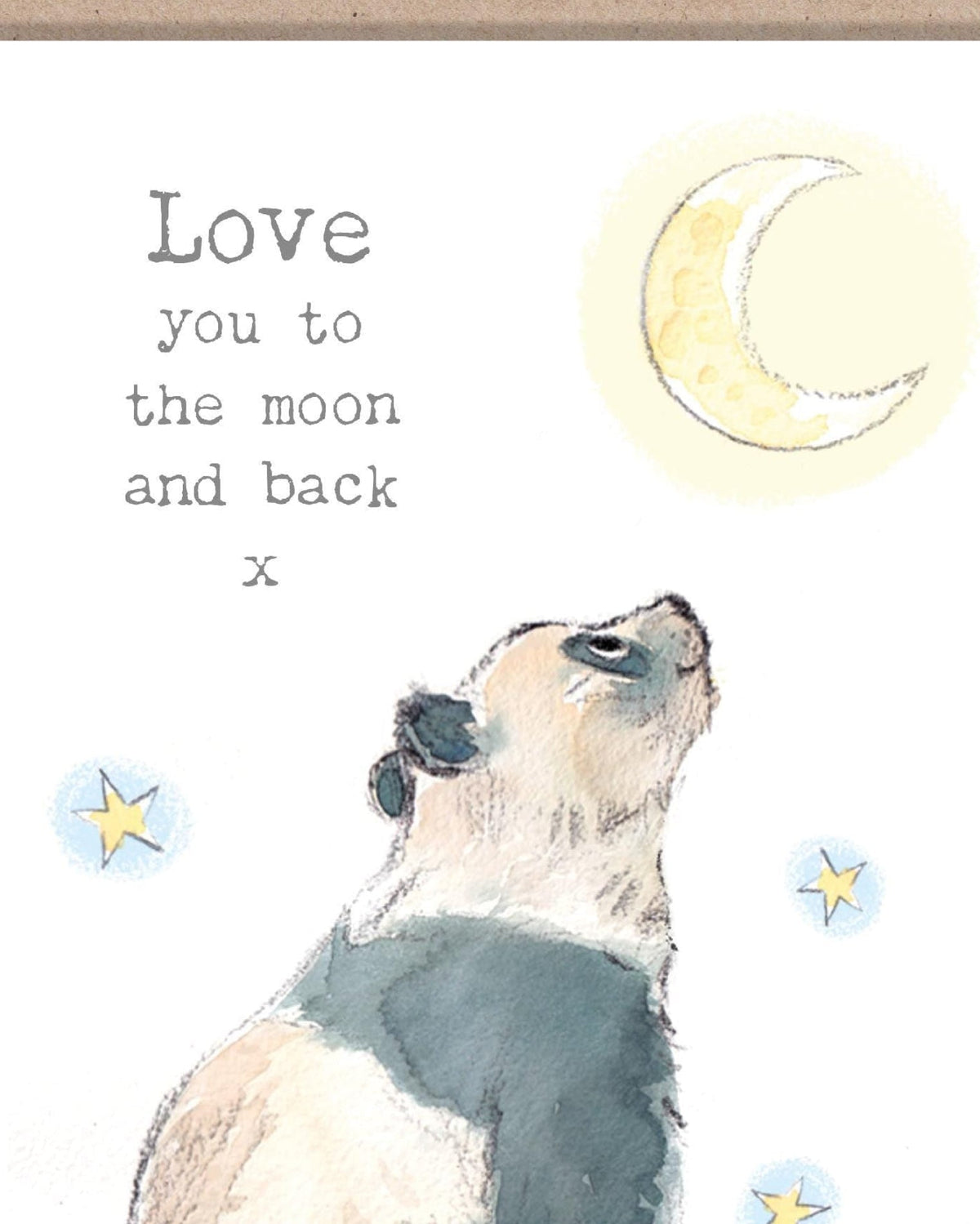 Love You to the Moon - Jumbo Size - Panda and Moon